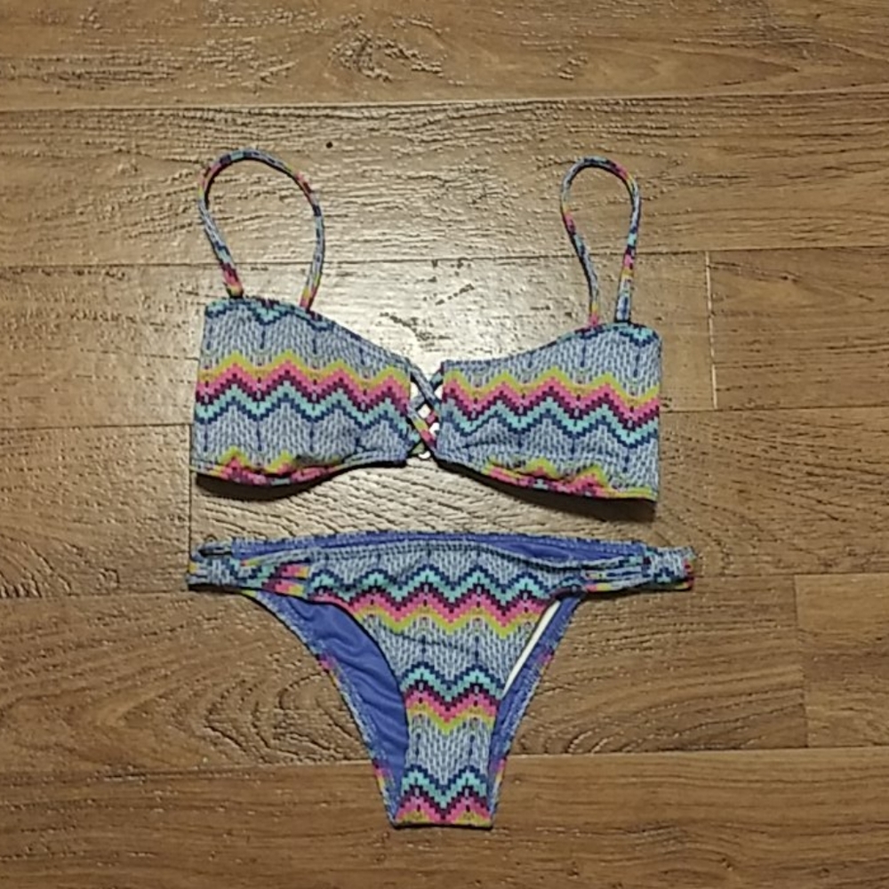 Bohemian Sunsrise bandeau and strappy bottom